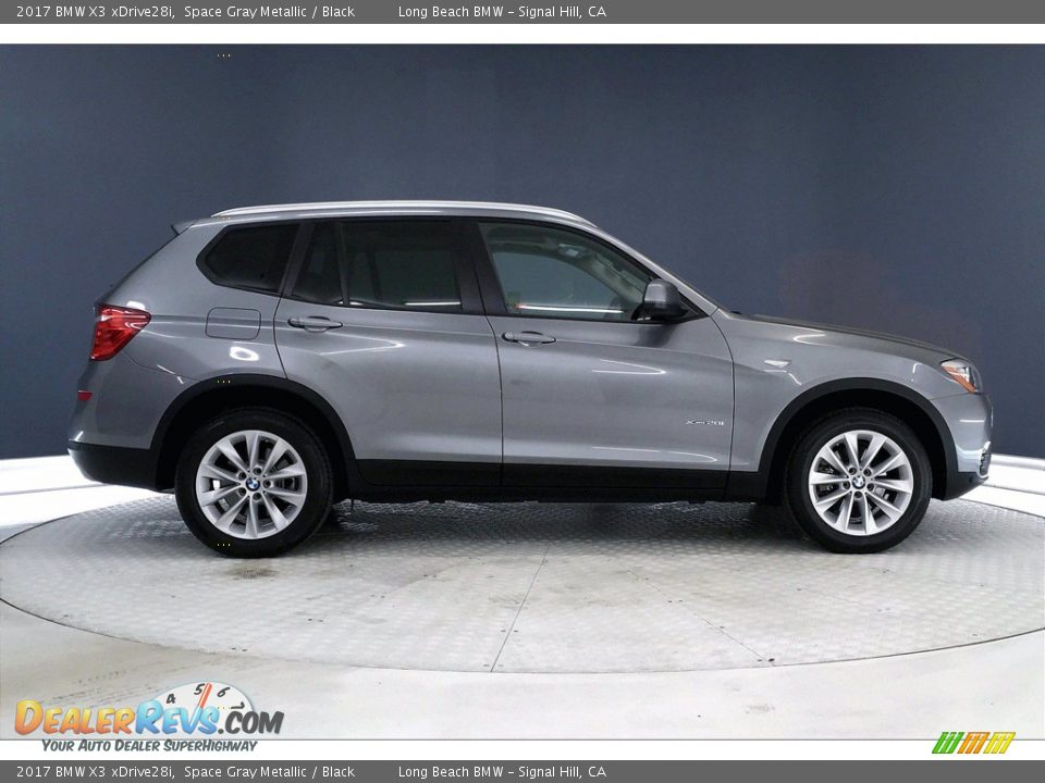 2017 BMW X3 xDrive28i Space Gray Metallic / Black Photo #14