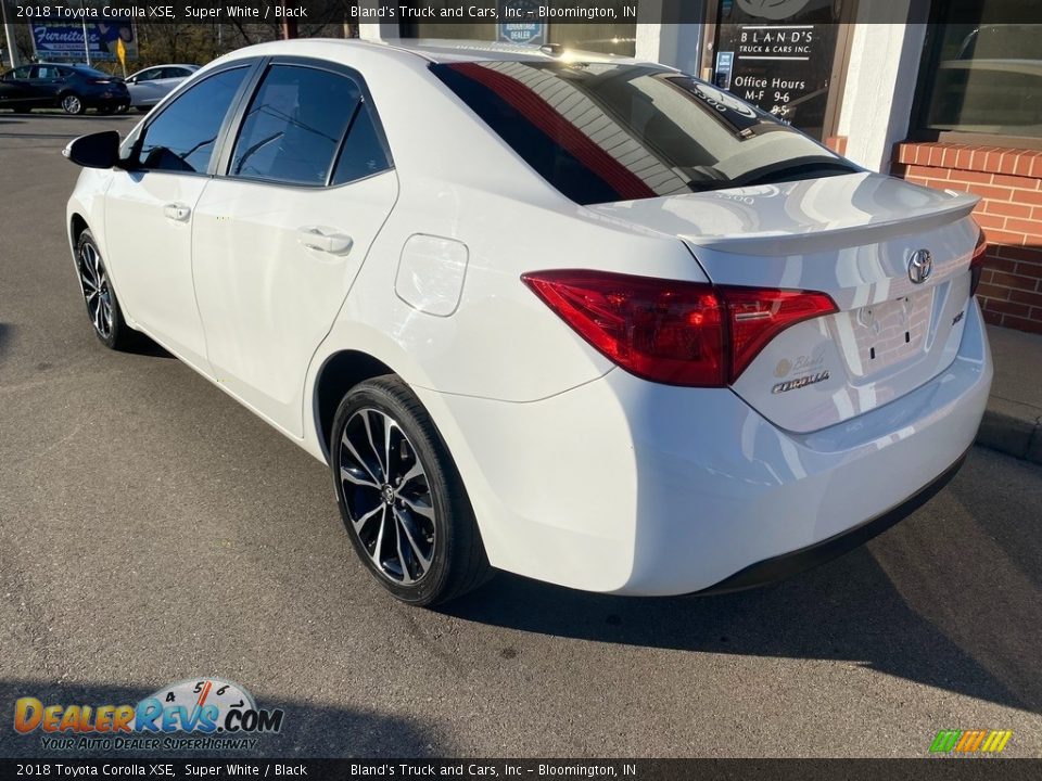 2018 Toyota Corolla XSE Super White / Black Photo #4