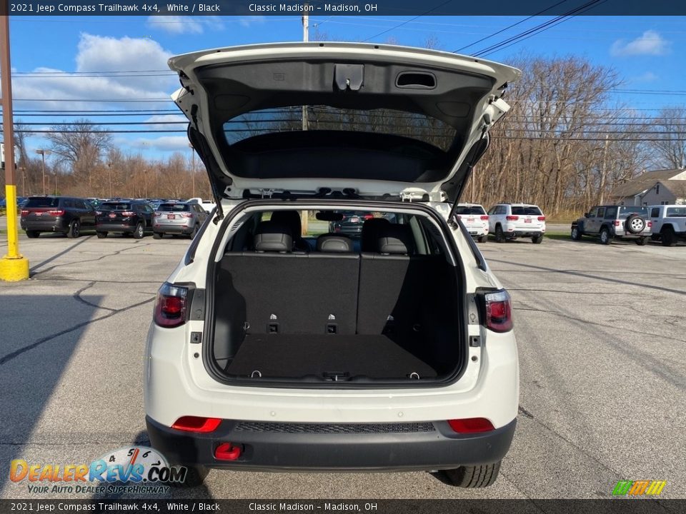 2021 Jeep Compass Trailhawk 4x4 White / Black Photo #11