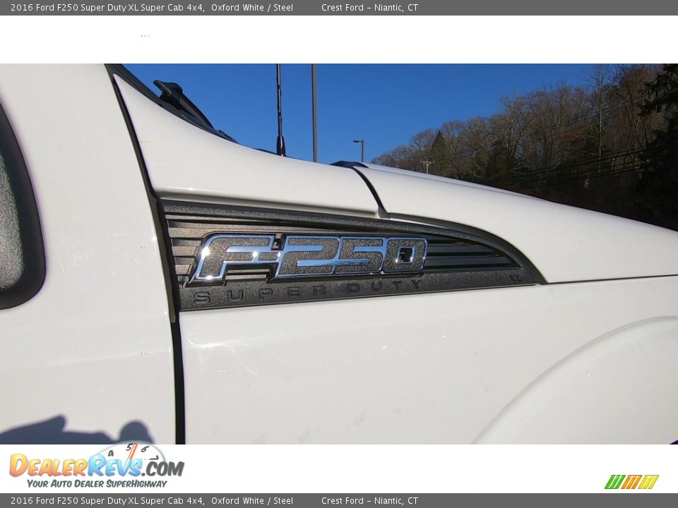2016 Ford F250 Super Duty XL Super Cab 4x4 Oxford White / Steel Photo #25