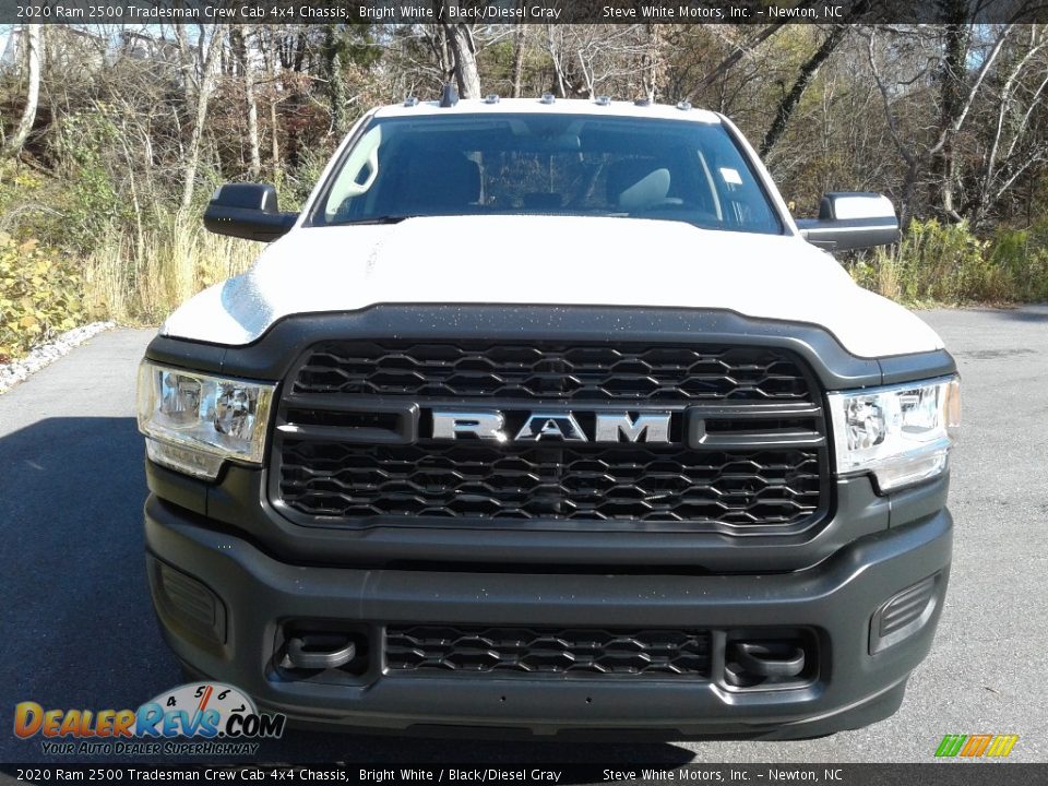 2020 Ram 2500 Tradesman Crew Cab 4x4 Chassis Bright White / Black/Diesel Gray Photo #3