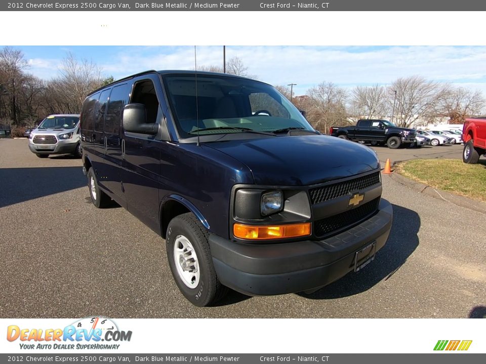 2012 Chevrolet Express 2500 Cargo Van Dark Blue Metallic / Medium Pewter Photo #1