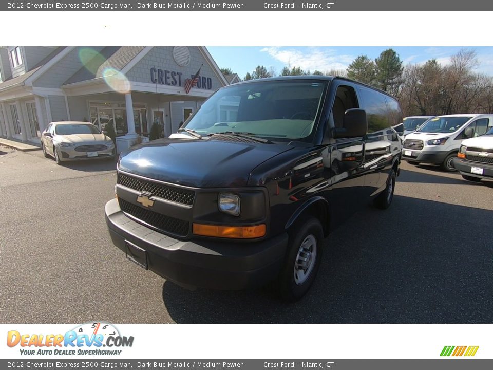 2012 Chevrolet Express 2500 Cargo Van Dark Blue Metallic / Medium Pewter Photo #3