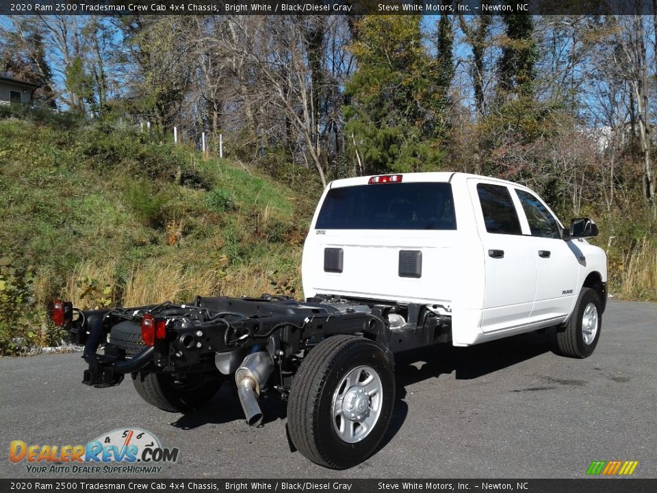 2020 Ram 2500 Tradesman Crew Cab 4x4 Chassis Bright White / Black/Diesel Gray Photo #6