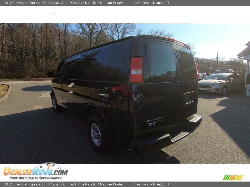 2012 Chevrolet Express 2500 Cargo Van Dark Blue Metallic / Medium Pewter Photo #5