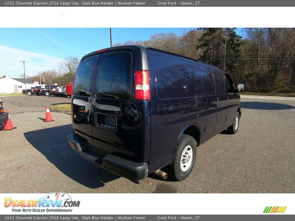 2012 Chevrolet Express 2500 Cargo Van Dark Blue Metallic / Medium Pewter Photo #7