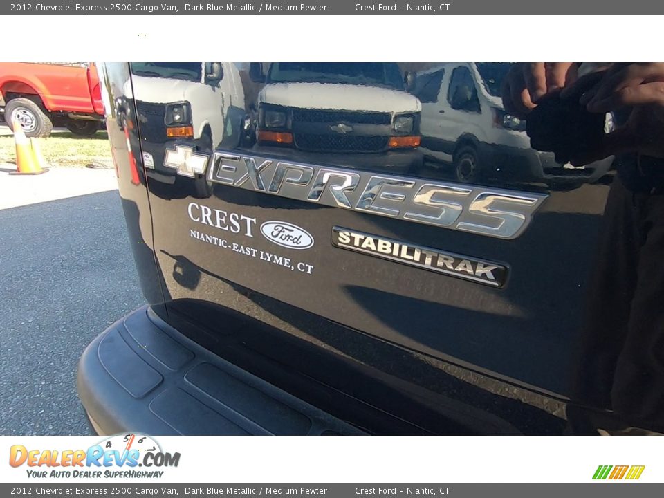 2012 Chevrolet Express 2500 Cargo Van Dark Blue Metallic / Medium Pewter Photo #9