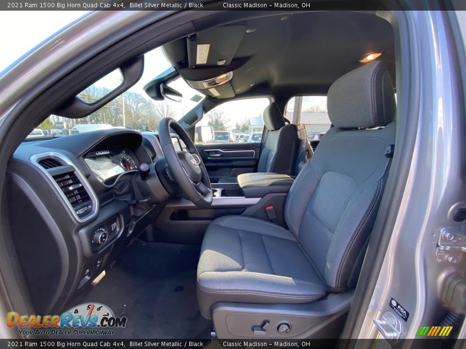 2021 Ram 1500 Big Horn Quad Cab 4x4 Billet Silver Metallic / Black Photo #2