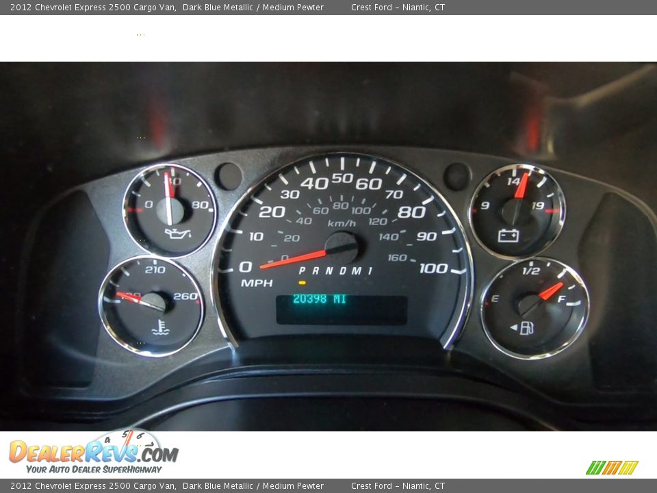 2012 Chevrolet Express 2500 Cargo Van Dark Blue Metallic / Medium Pewter Photo #13