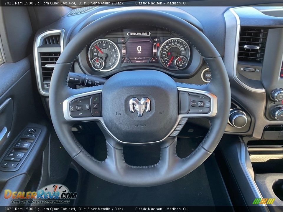 2021 Ram 1500 Big Horn Quad Cab 4x4 Billet Silver Metallic / Black Photo #5