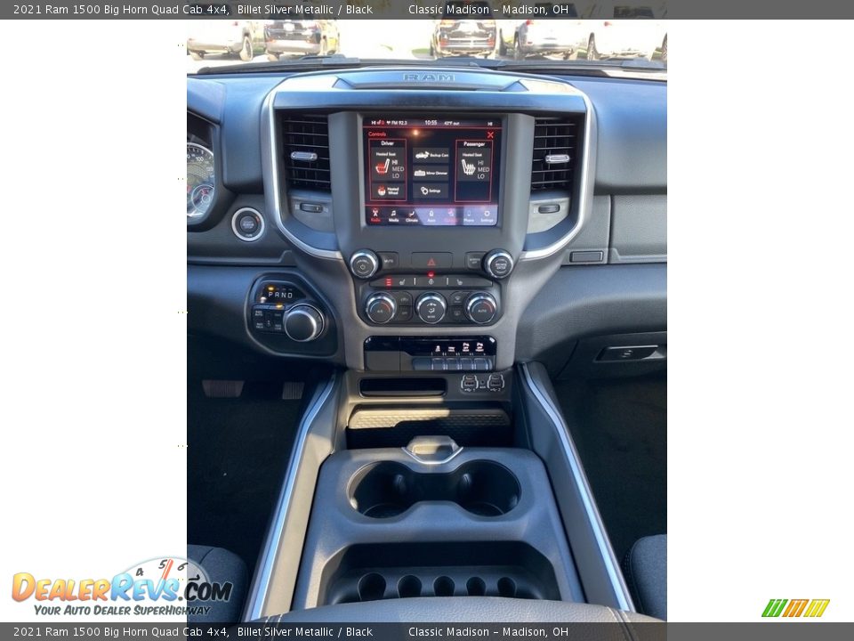 2021 Ram 1500 Big Horn Quad Cab 4x4 Billet Silver Metallic / Black Photo #6
