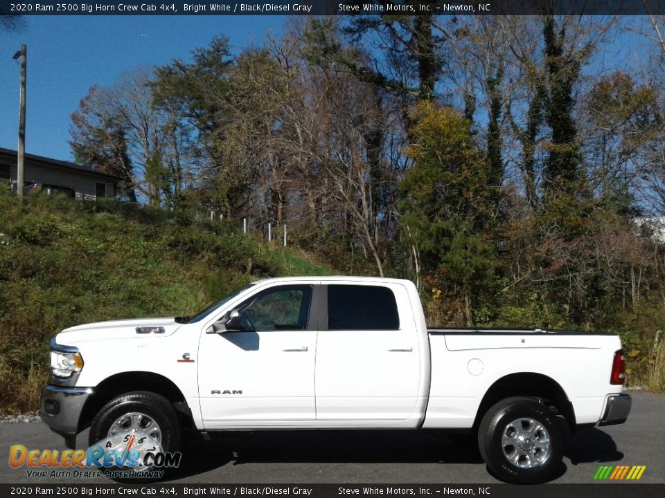 2020 Ram 2500 Big Horn Crew Cab 4x4 Bright White / Black/Diesel Gray Photo #1