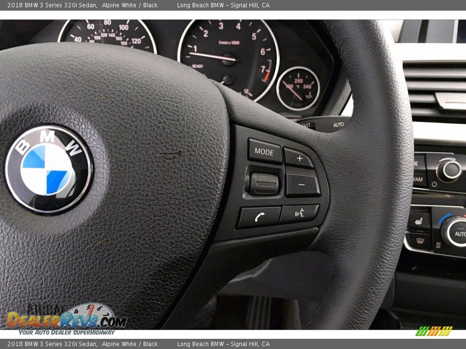 2018 BMW 3 Series 320i Sedan Alpine White / Black Photo #19