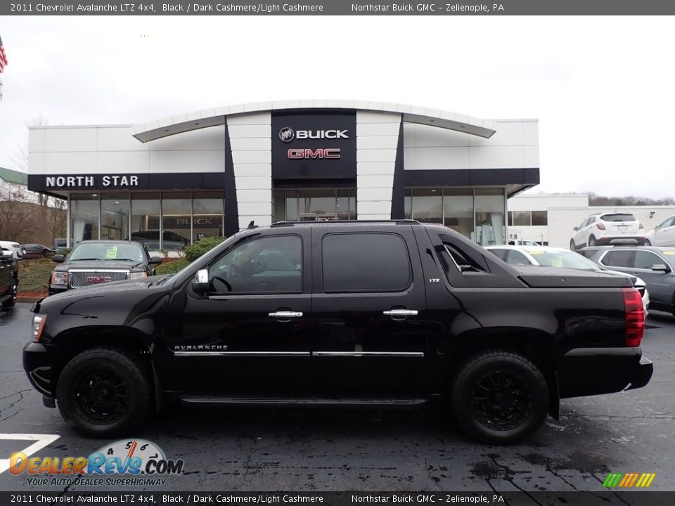 2011 Chevrolet Avalanche LTZ 4x4 Black / Dark Cashmere/Light Cashmere Photo #1