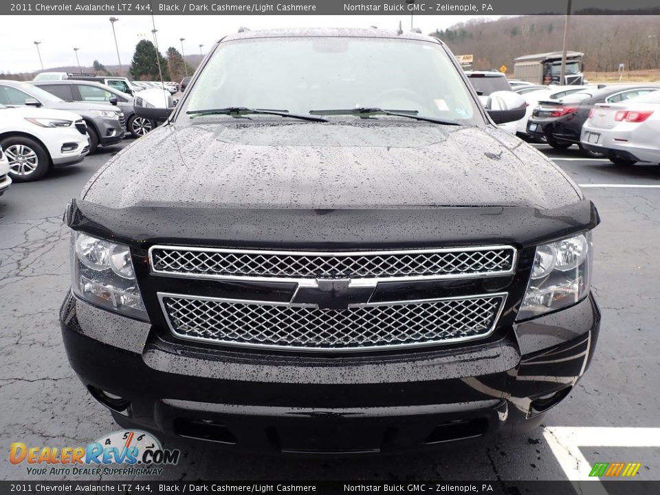 2011 Chevrolet Avalanche LTZ 4x4 Black / Dark Cashmere/Light Cashmere Photo #3