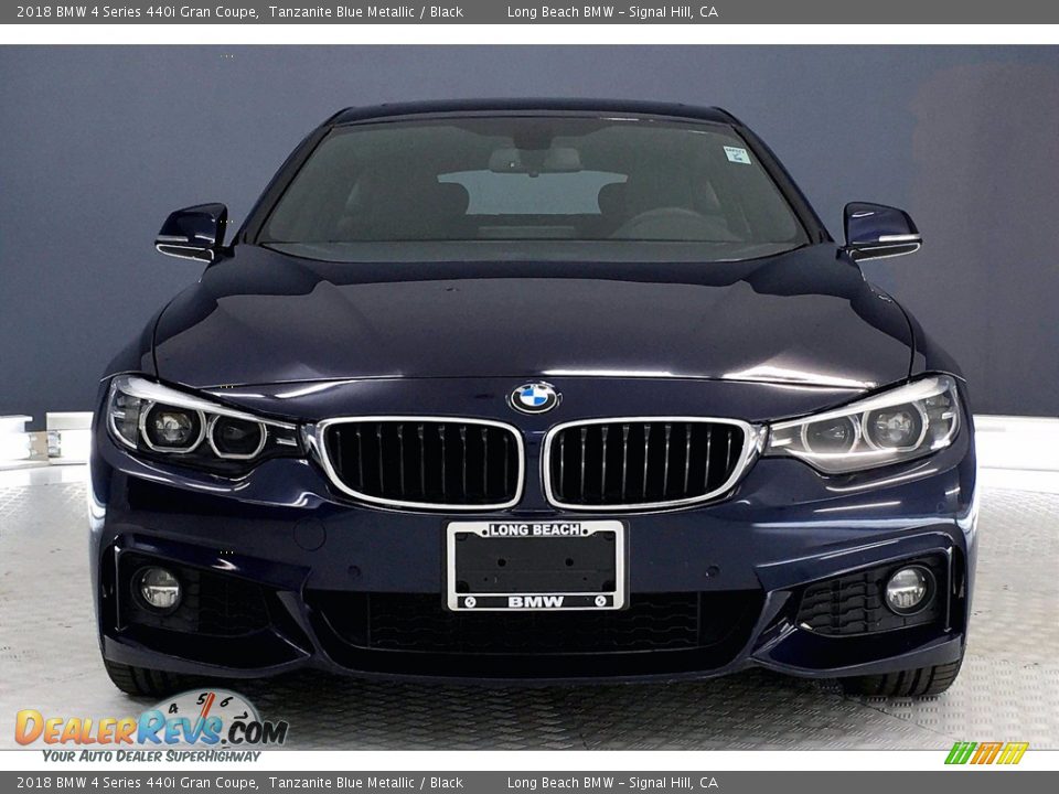 2018 BMW 4 Series 440i Gran Coupe Tanzanite Blue Metallic / Black Photo #2