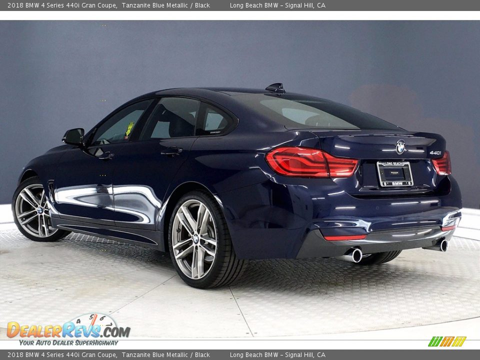 2018 BMW 4 Series 440i Gran Coupe Tanzanite Blue Metallic / Black Photo #10