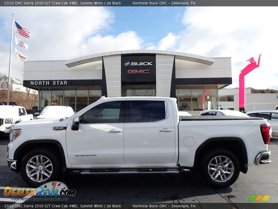 2019 GMC Sierra 1500 SLT Crew Cab 4WD Summit White / Jet Black Photo #1