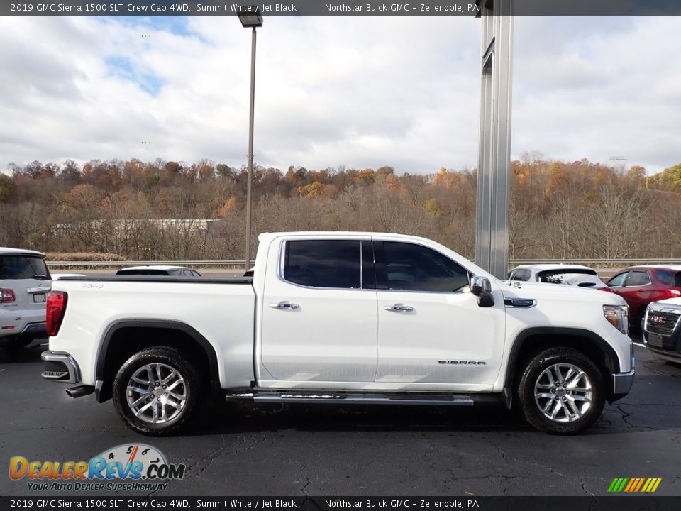 2019 GMC Sierra 1500 SLT Crew Cab 4WD Summit White / Jet Black Photo #5