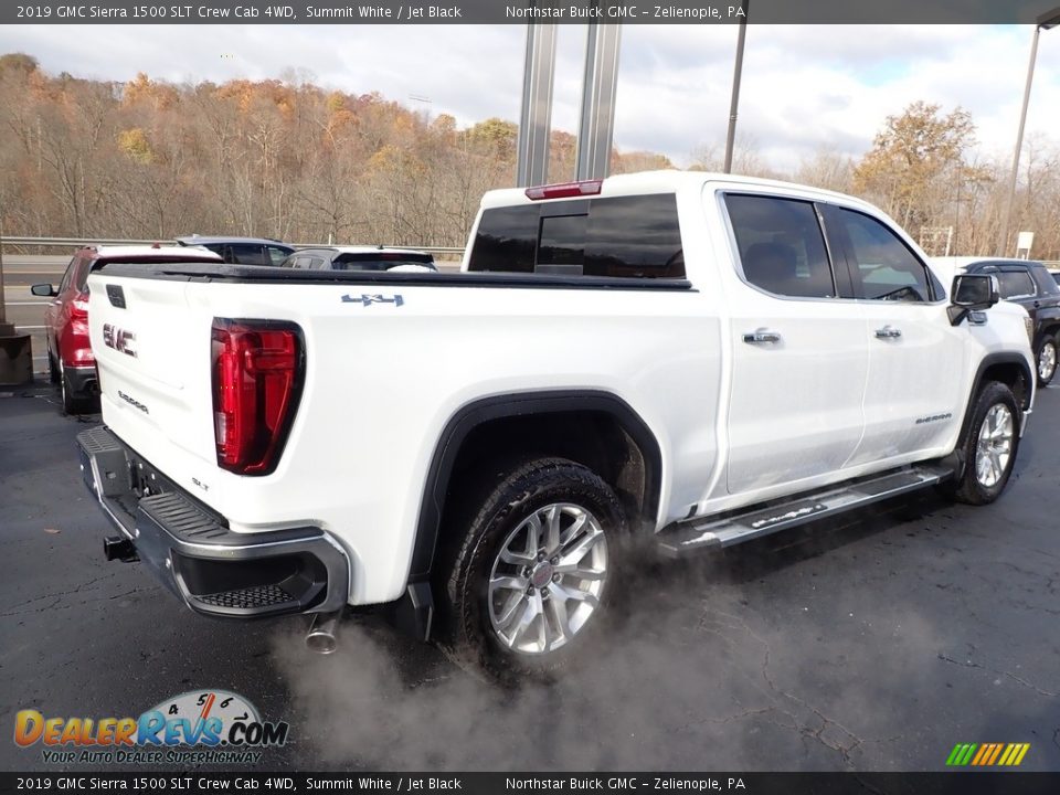 2019 GMC Sierra 1500 SLT Crew Cab 4WD Summit White / Jet Black Photo #9