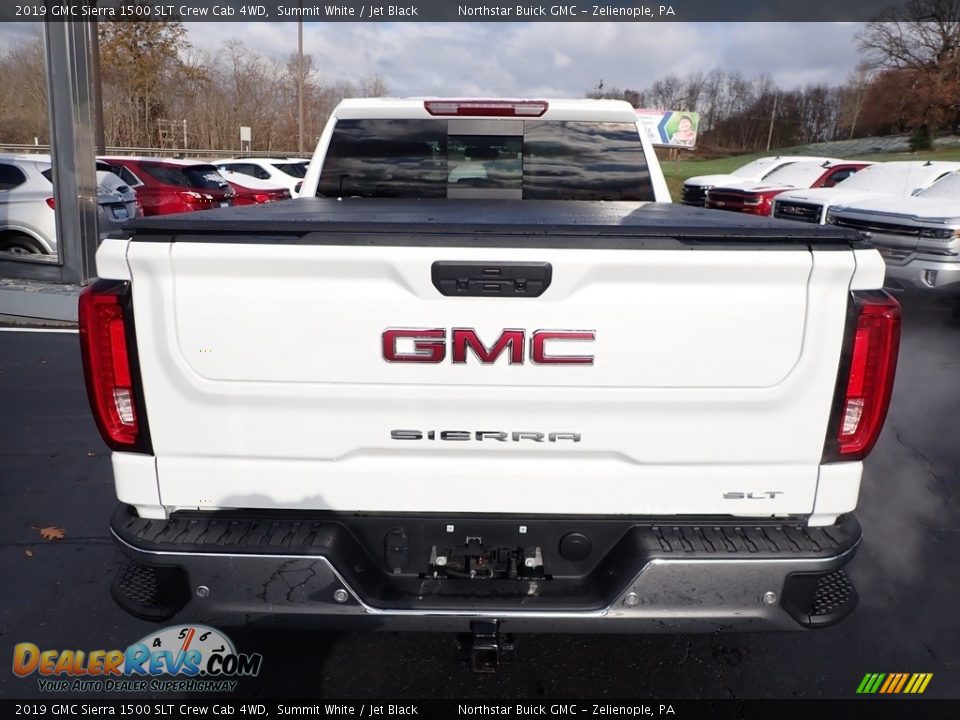 2019 GMC Sierra 1500 SLT Crew Cab 4WD Summit White / Jet Black Photo #10