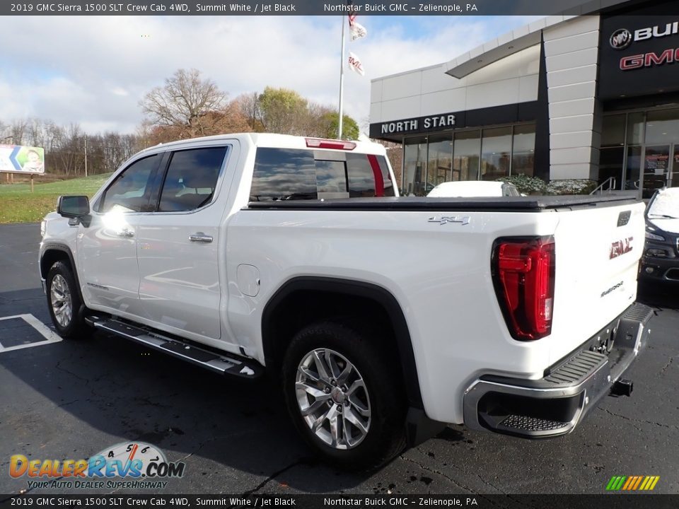 2019 GMC Sierra 1500 SLT Crew Cab 4WD Summit White / Jet Black Photo #11