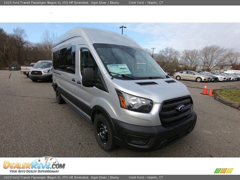 2020 Ford Transit Passenger Wagon XL 350 HR Extended Ingot Silver / Ebony Photo #1
