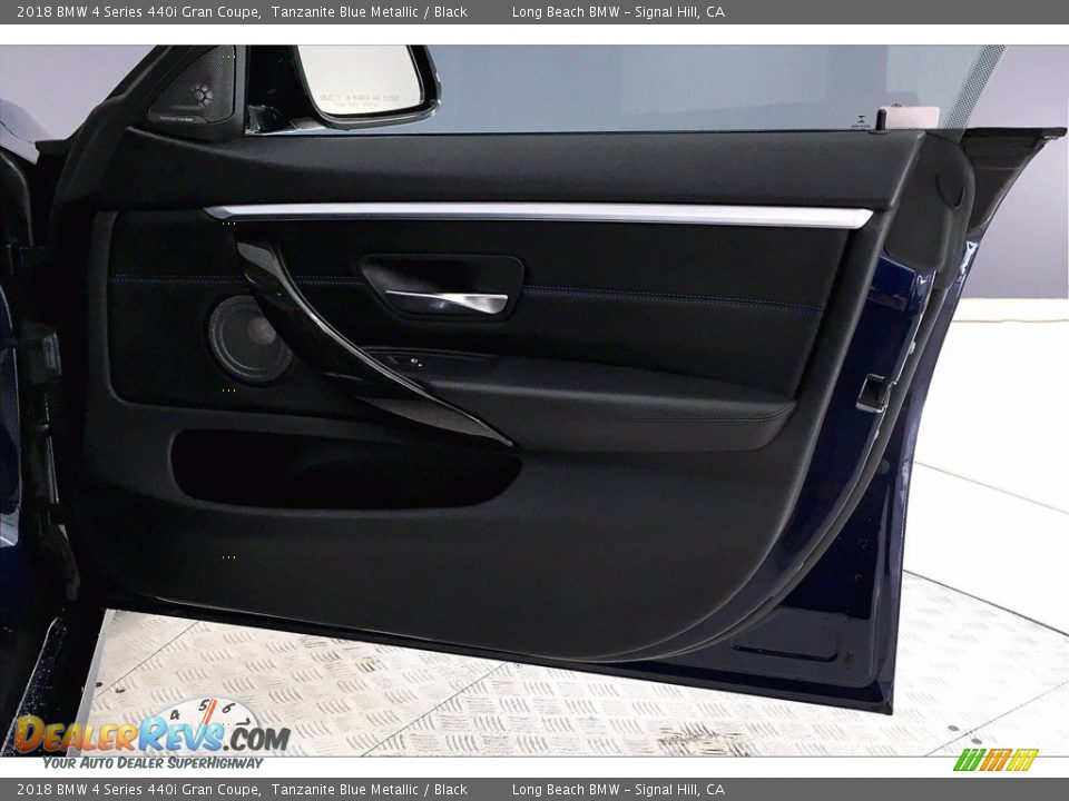 2018 BMW 4 Series 440i Gran Coupe Tanzanite Blue Metallic / Black Photo #24