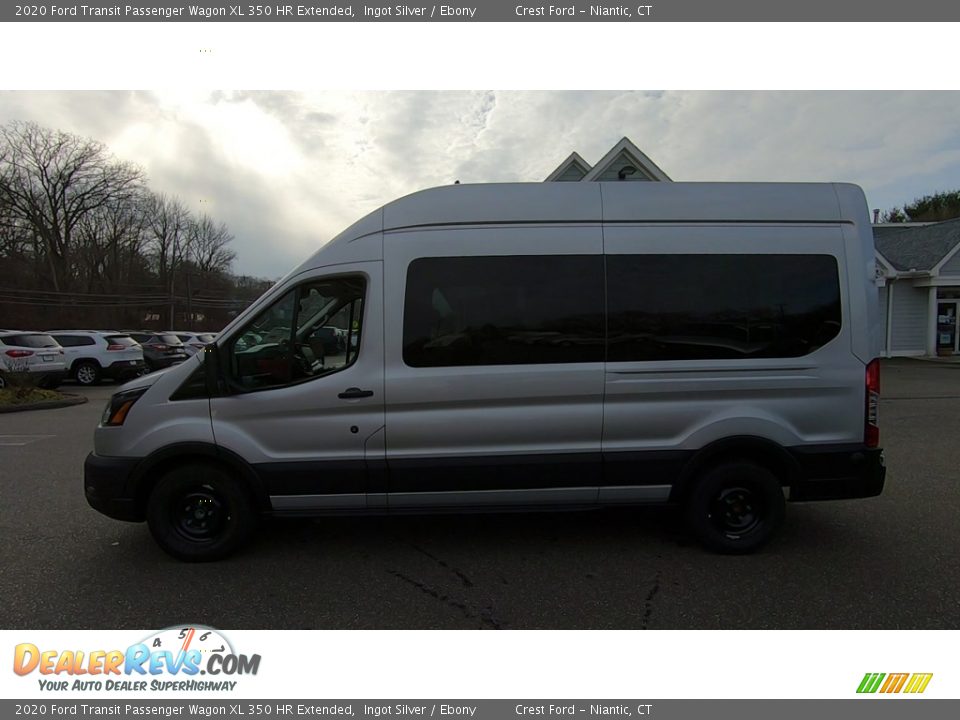 2020 Ford Transit Passenger Wagon XL 350 HR Extended Ingot Silver / Ebony Photo #4