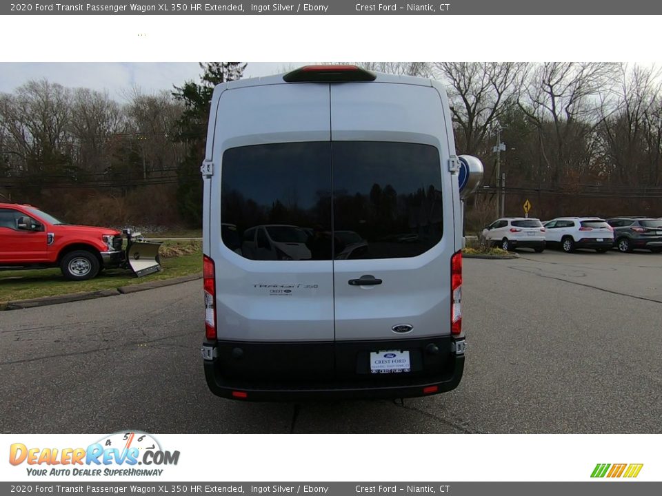2020 Ford Transit Passenger Wagon XL 350 HR Extended Ingot Silver / Ebony Photo #6