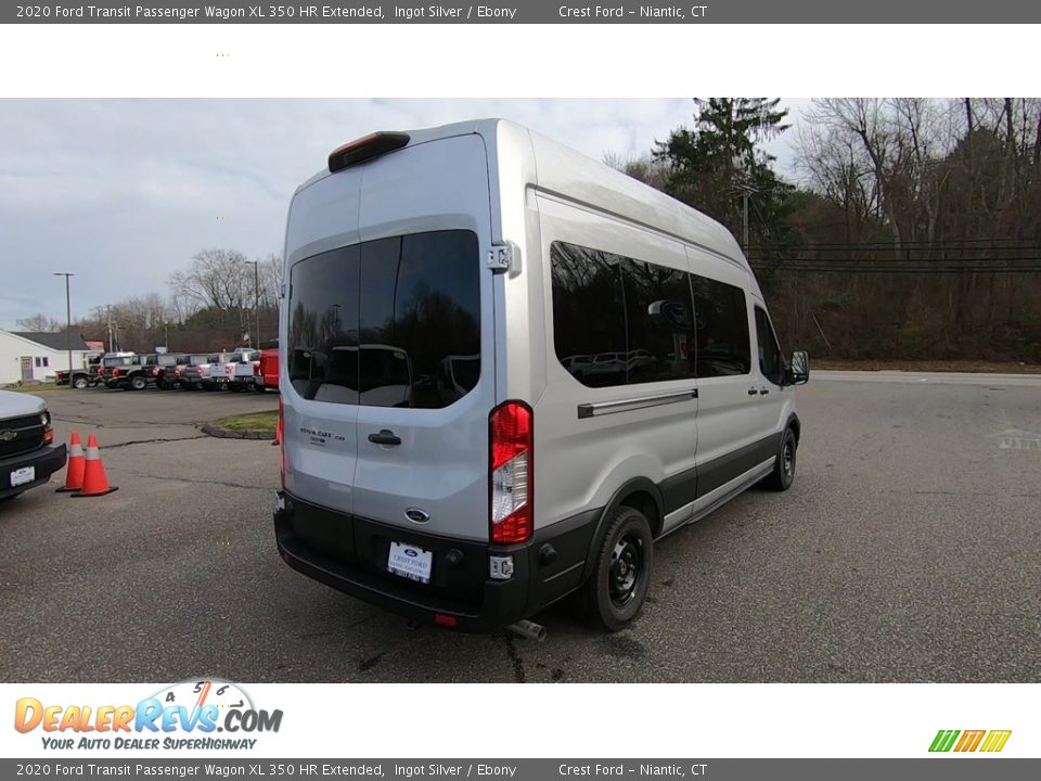 2020 Ford Transit Passenger Wagon XL 350 HR Extended Ingot Silver / Ebony Photo #7