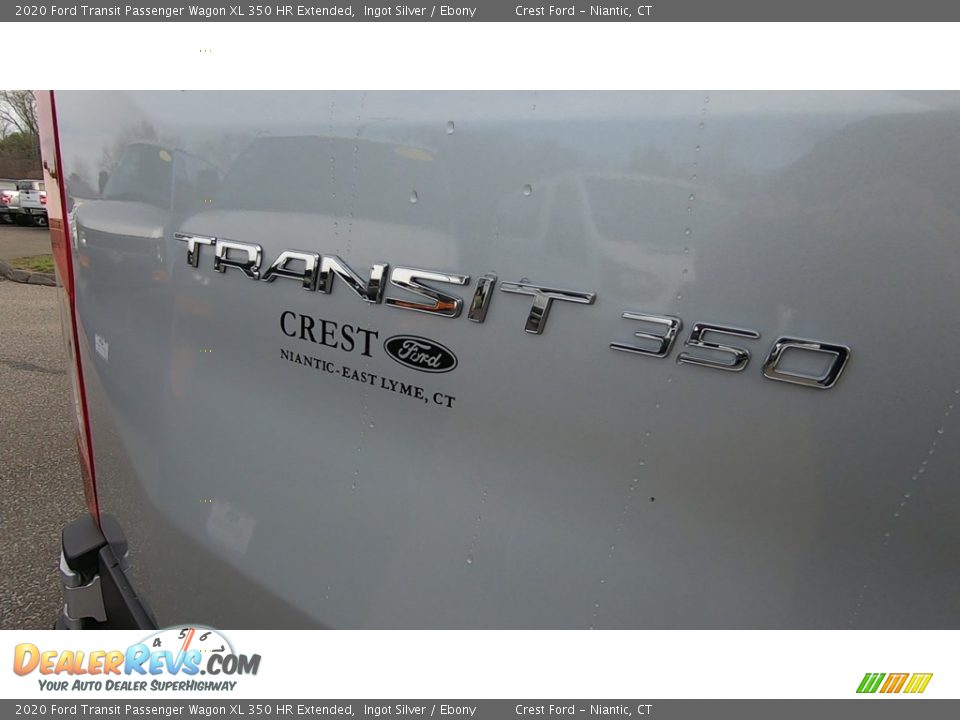 2020 Ford Transit Passenger Wagon XL 350 HR Extended Ingot Silver / Ebony Photo #9