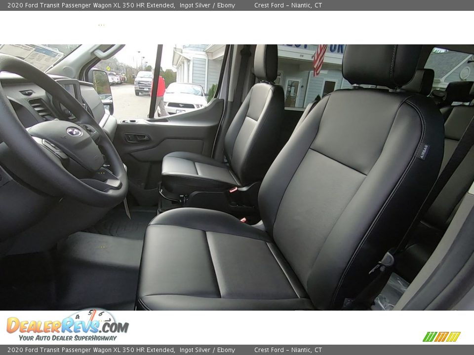 2020 Ford Transit Passenger Wagon XL 350 HR Extended Ingot Silver / Ebony Photo #11