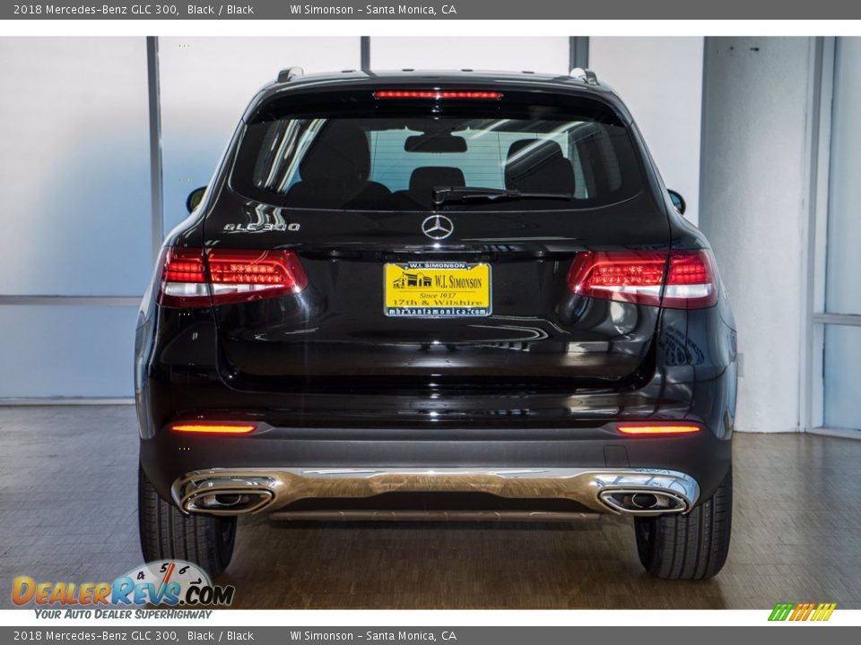 2018 Mercedes-Benz GLC 300 Black / Black Photo #4