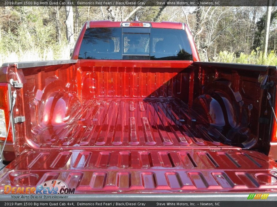 2019 Ram 1500 Big Horn Quad Cab 4x4 Delmonico Red Pearl / Black/Diesel Gray Photo #8