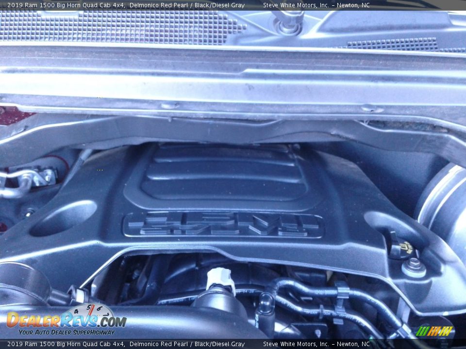 2019 Ram 1500 Big Horn Quad Cab 4x4 Delmonico Red Pearl / Black/Diesel Gray Photo #10