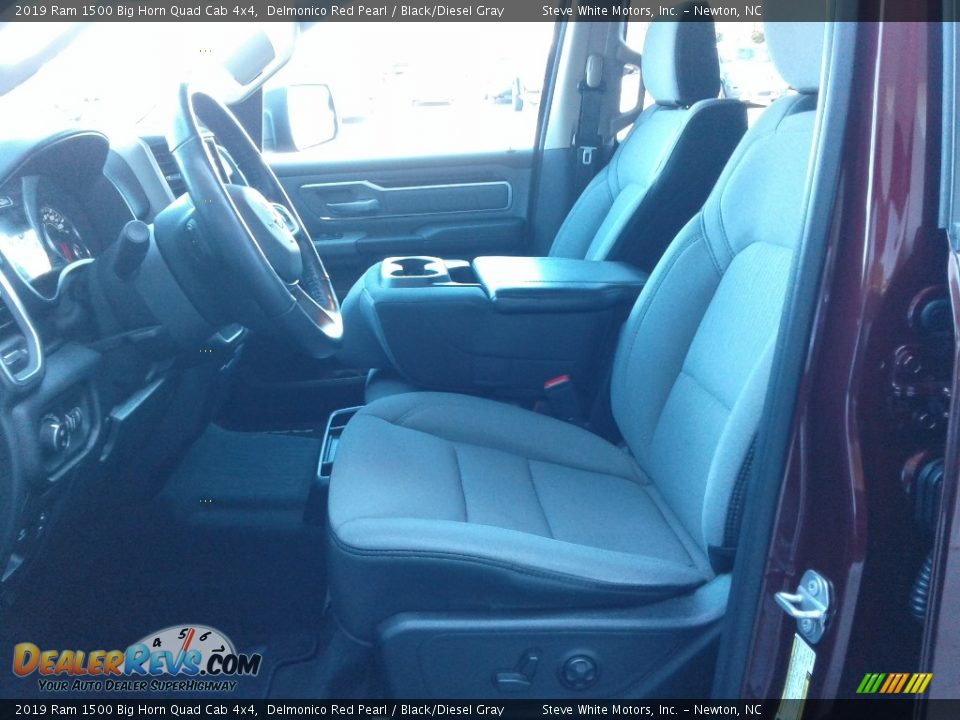 2019 Ram 1500 Big Horn Quad Cab 4x4 Delmonico Red Pearl / Black/Diesel Gray Photo #11