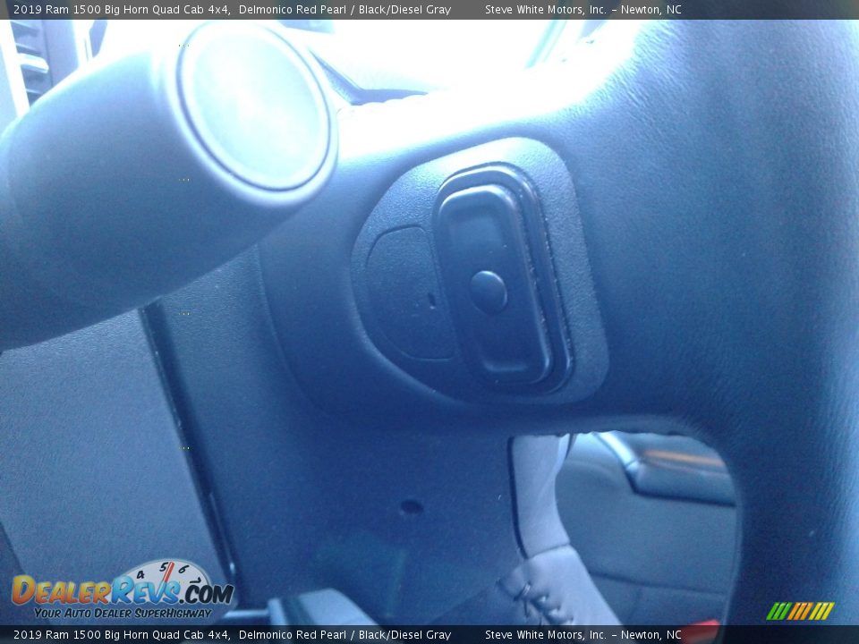 2019 Ram 1500 Big Horn Quad Cab 4x4 Delmonico Red Pearl / Black/Diesel Gray Photo #13