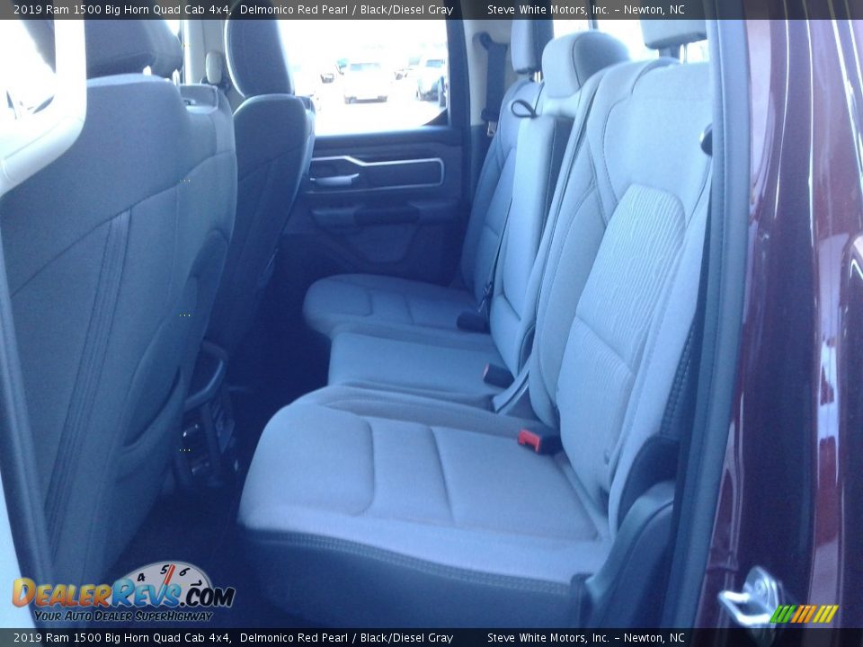 2019 Ram 1500 Big Horn Quad Cab 4x4 Delmonico Red Pearl / Black/Diesel Gray Photo #14