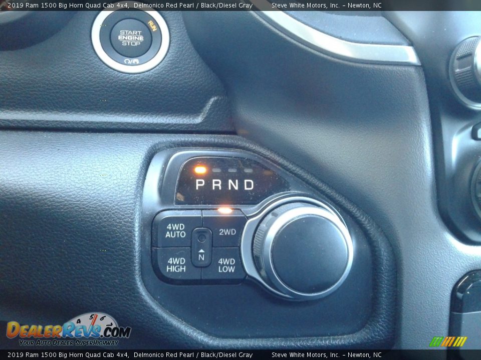 2019 Ram 1500 Big Horn Quad Cab 4x4 Delmonico Red Pearl / Black/Diesel Gray Photo #22