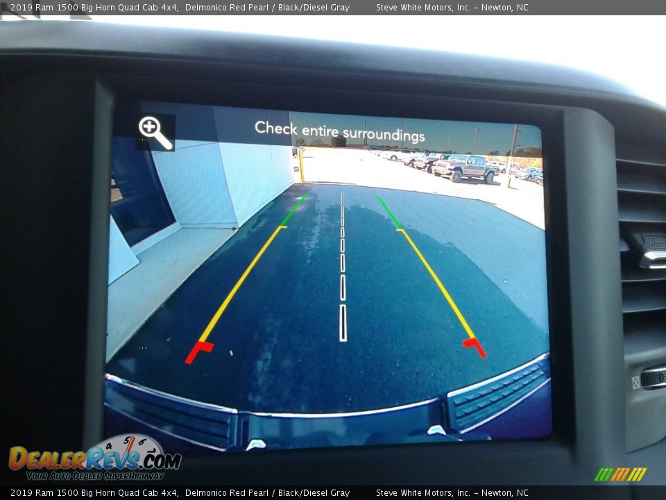2019 Ram 1500 Big Horn Quad Cab 4x4 Delmonico Red Pearl / Black/Diesel Gray Photo #25