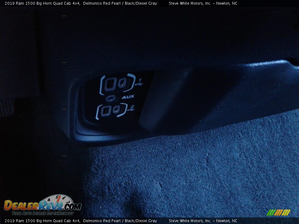 2019 Ram 1500 Big Horn Quad Cab 4x4 Delmonico Red Pearl / Black/Diesel Gray Photo #27