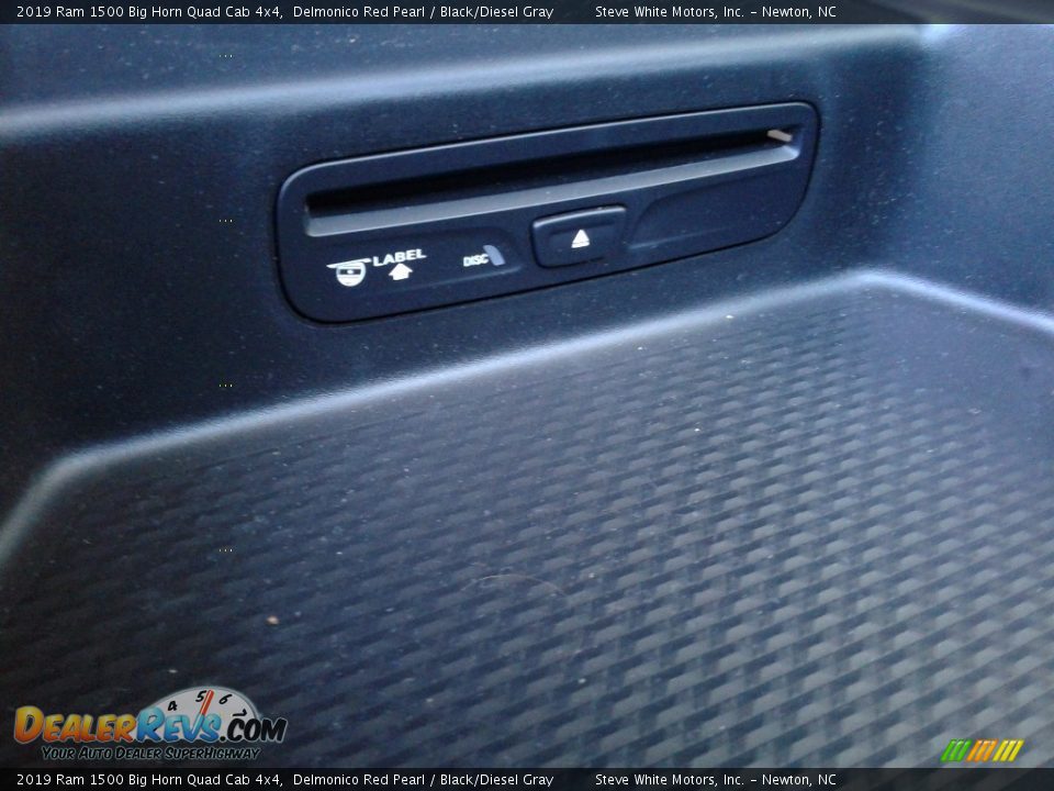 2019 Ram 1500 Big Horn Quad Cab 4x4 Delmonico Red Pearl / Black/Diesel Gray Photo #28