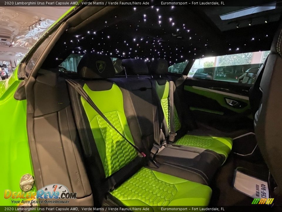 Rear Seat of 2020 Lamborghini Urus Pearl Capsule AWD Photo #3