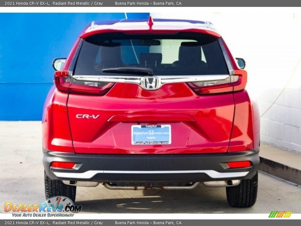 2021 Honda CR-V EX-L Radiant Red Metallic / Gray Photo #5