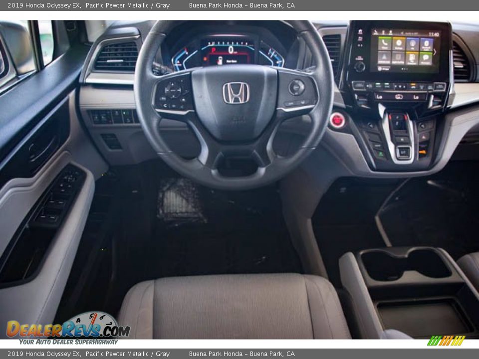 2019 Honda Odyssey EX Pacific Pewter Metallic / Gray Photo #5