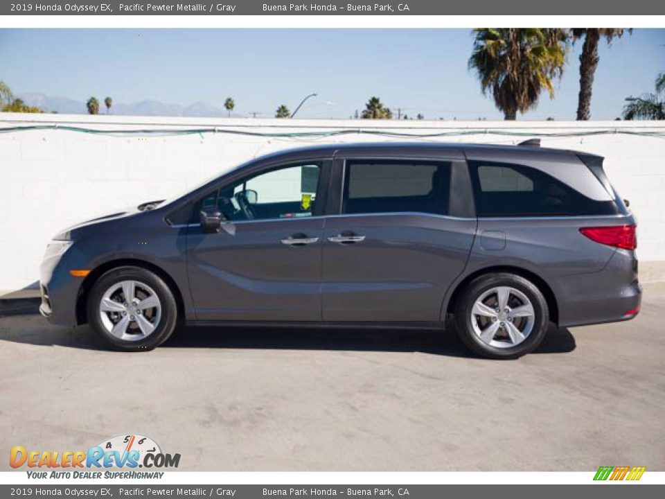 2019 Honda Odyssey EX Pacific Pewter Metallic / Gray Photo #8