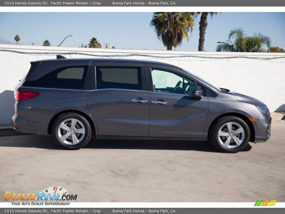 2019 Honda Odyssey EX Pacific Pewter Metallic / Gray Photo #12