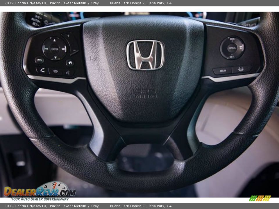 2019 Honda Odyssey EX Pacific Pewter Metallic / Gray Photo #13