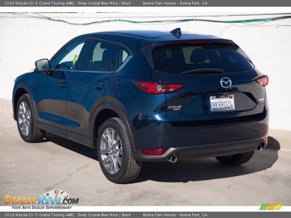 2019 Mazda CX-5 Grand Touring AWD Deep Crystal Blue Mica / Black Photo #2